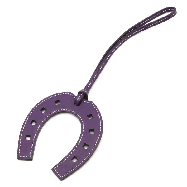 HERMES エルメス パドック ホースシュー バッグチャーム 馬蹄モチーフ ヴォースイフト レザー...