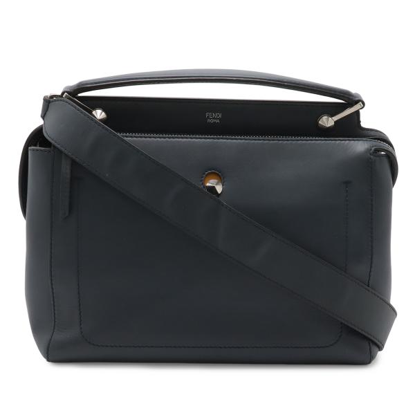 FENDI フェンディ ドットコム ハンドバッグ 2WAY ショルダーバッグ セミショルダー レザー...