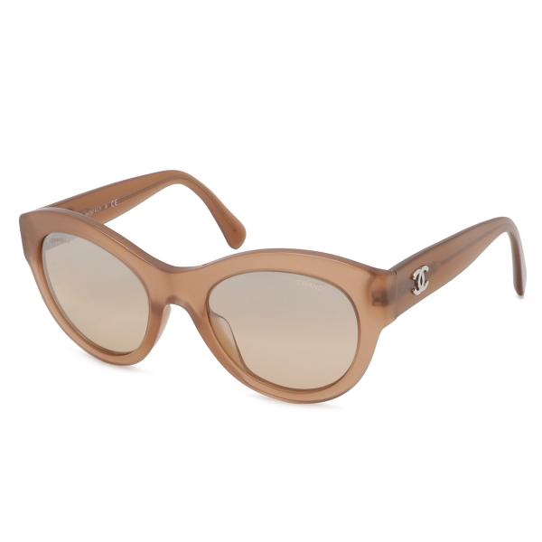 CHANEL シャネル ココマーク サングラス アイウェア キャッツアイシェイプ ブラウングラデーシ...