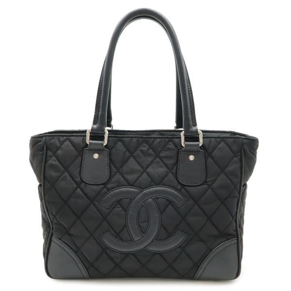 CHANEL シャネル パリニューヨークライン マトラッセ ココマーク トートバッグ ショルダーバッ...
