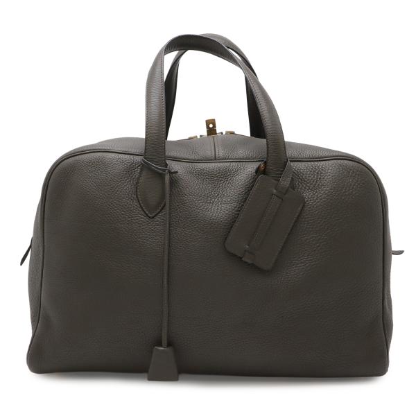 HERMES エルメス ヴィクトリア43 ビクトリア ボストンバッグ 旅行カバン トラベルバッグ ト...