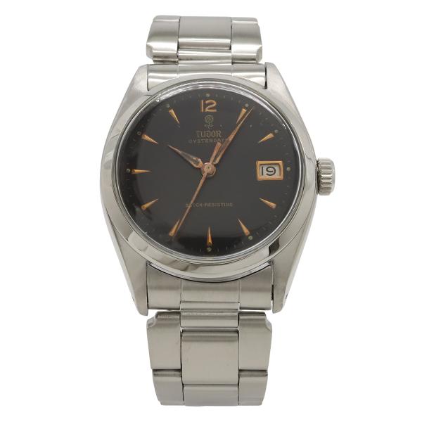 TUDOR チュードル チューダー オイスターデイト コバラ ブラック文字盤 SS 手巻き 腕時計 ...