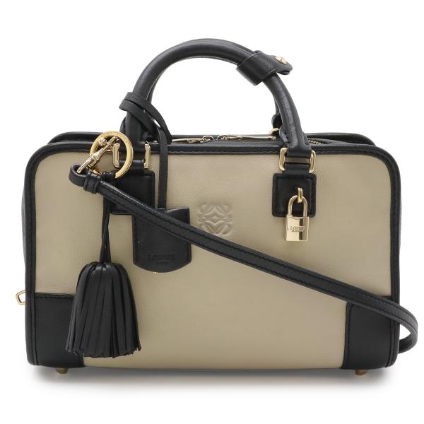 LOEWE ロエベ アマソナ23 アナグラム ハンドバッグ ミニボストンバッグ 2WAY ショルダー...