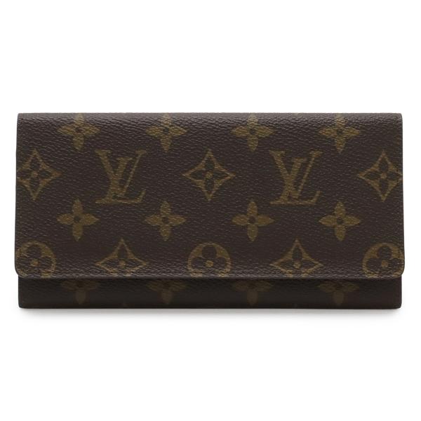 LOUIS VUITTON ルイ ヴィトン モノグラム ポルト 円 2つ折り長札入れ 二つ折り長財布...
