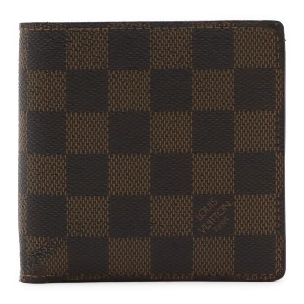 LOUIS VUITTON ルイ ヴィトン ダミエ ポルトフォイユ マルコ 2つ折財布 二つ折り財布...