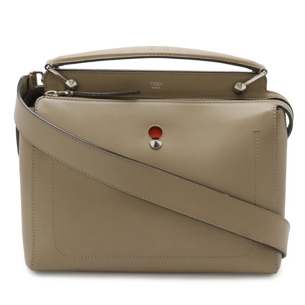 FENDI フェンディ ドットコム ハンドバッグ 2WAY ショルダーバッグ セミショルダー レザー...