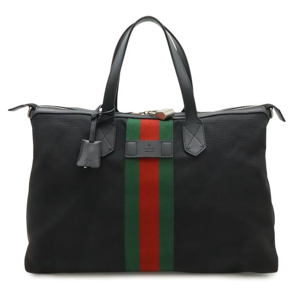GUCCI グッチ ウェブストライプ シェリーライン トートバッグ ラージトート ショルダーバッグ ...