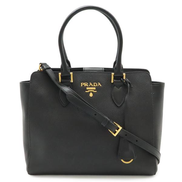 PRADA プラダ SAFFIANO ハンドバッグ 2WAY ショルダーバッグ 斜め掛け サフィアー...