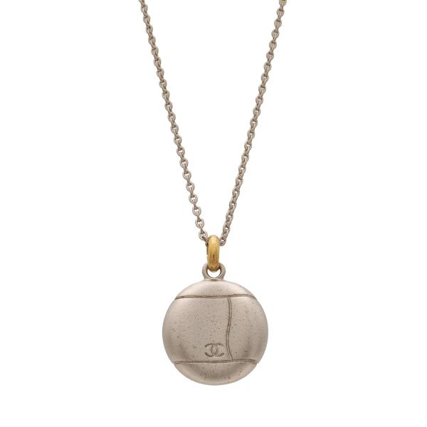 CHANEL シャネル ココマーク ラウンドプレート ヴィンテージ チェーンネックレス ペンダント ...