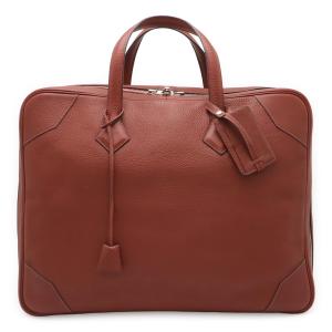 HERMES エルメス ヴィクトリア45 ボストンバッグ 旅行カバン トラベルバッグ トリヨンクレマンス レザー ルージュアッシュ ボルドー系
