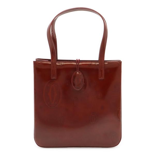 Cartier カルティエ ハッピーバースデー ハッピーバースデイ ハンドバッグ トートバッグ エナ...