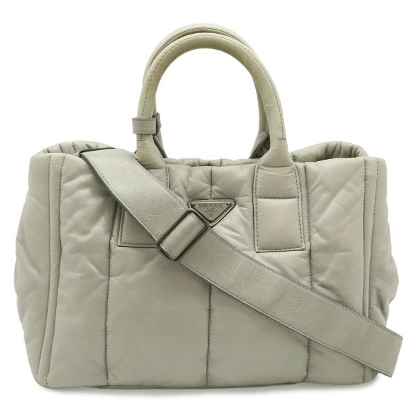 PRADA プラダ ナッパボンバー トートバッグ ハンドバッグ 2WAY ショルダーバッグ ナッパレ...