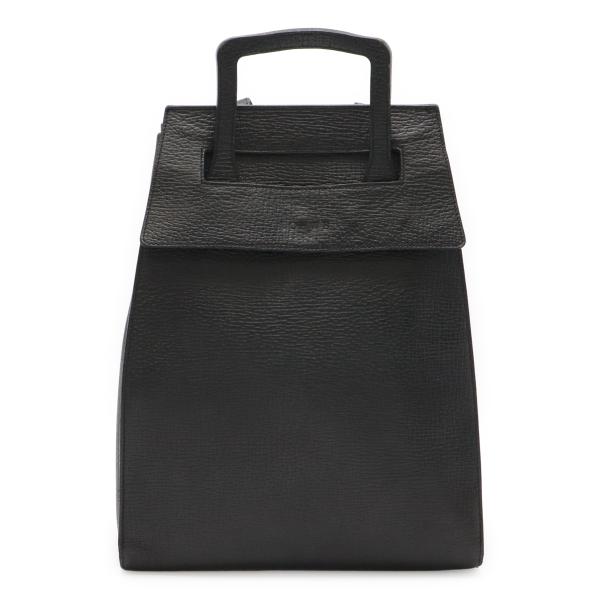 LOEWE ロエベ バックパック リュックサック レザー ブラック 黒 シルバー金具