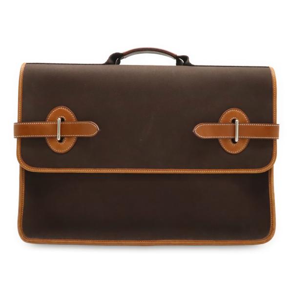 HERMES エルメス ブエナベンチュラMM ビジネスバッグ ブリーフケース 書類カバン ハンドバッ...