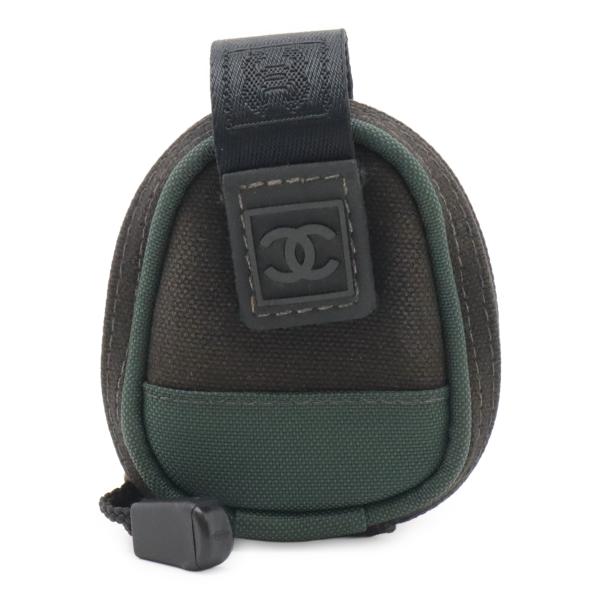 CHANEL シャネル スポーツライン ココマーク アームポーチ 小物入れ キャンバス ナイロン ブ...