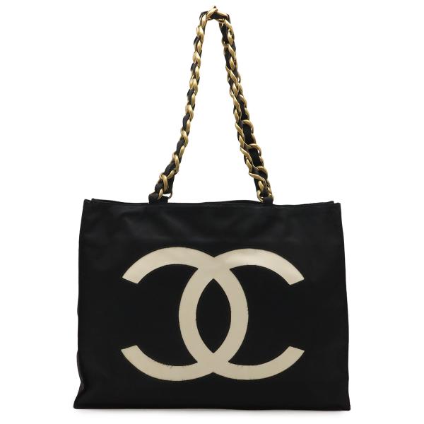 CHANEL シャネル ココマーク トートバッグ チェーントート チェーンショルダー ショルダーバッ...