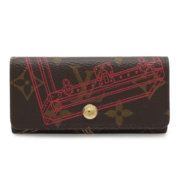 LOUIS VUITTON ルイ ヴィトン モノグラム ミュルティクレ4 4連キーケース トランクイ...
