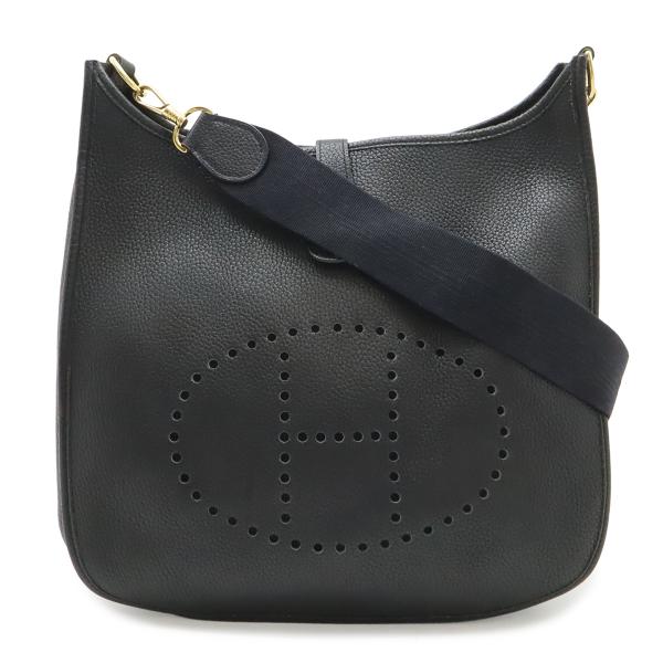 HERMES エルメス エヴリンI エブリン エブリン 1 GM ショルダーバッグ トゴ レザー ブ...