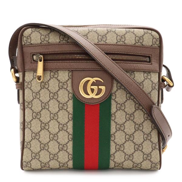 GUCCI グッチ オフィディア GGスモール メッセンジャーバッグ GGスプリーム シェリーライン...