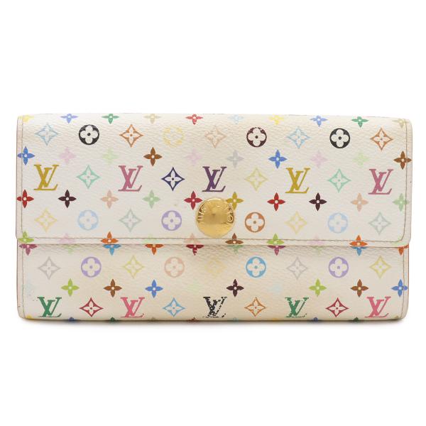LOUIS VUITTON ルイ ヴィトン モノグラムマルチカラー ポルトフォイユ サラ 2つ折長財...
