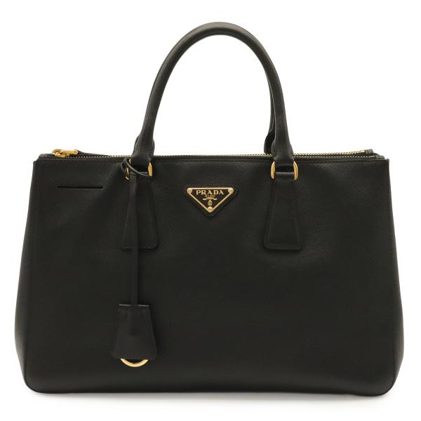 PRADA プラダ ガレリア トライアングル ハンドバッグ トートバッグ サフィアーノレザー NER...