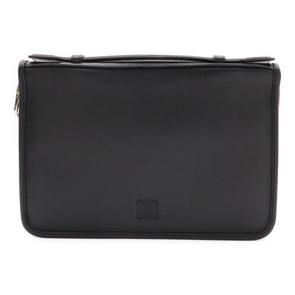 LOEWE ロエベ アナグラム セカンドバッグ クラッチバッグ ラウンドファスナー 長財布 レザー ...