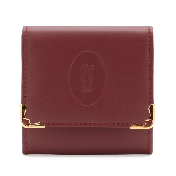 Cartier カルティエ マスト ドゥ カルティエ マストライン スクエア コインケース 小銭入れ...