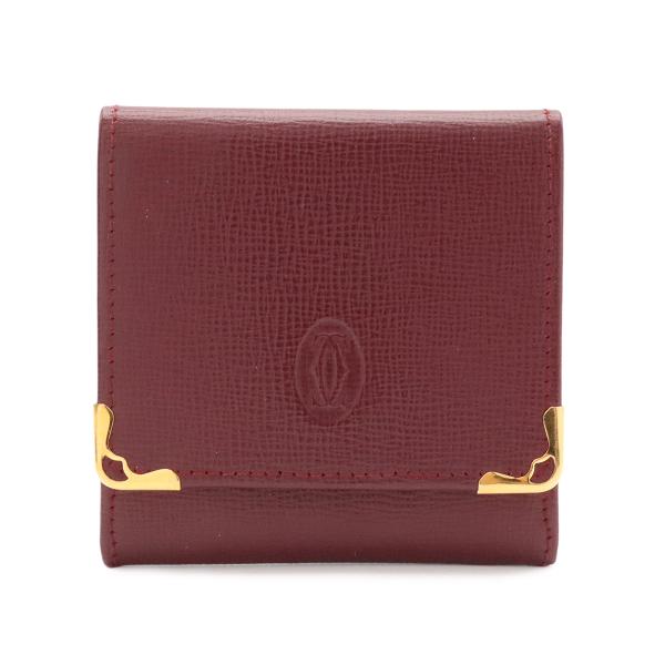 Cartier カルティエ マスト ドゥ カルティエ マストライン スクエア コインケース 小銭入れ...
