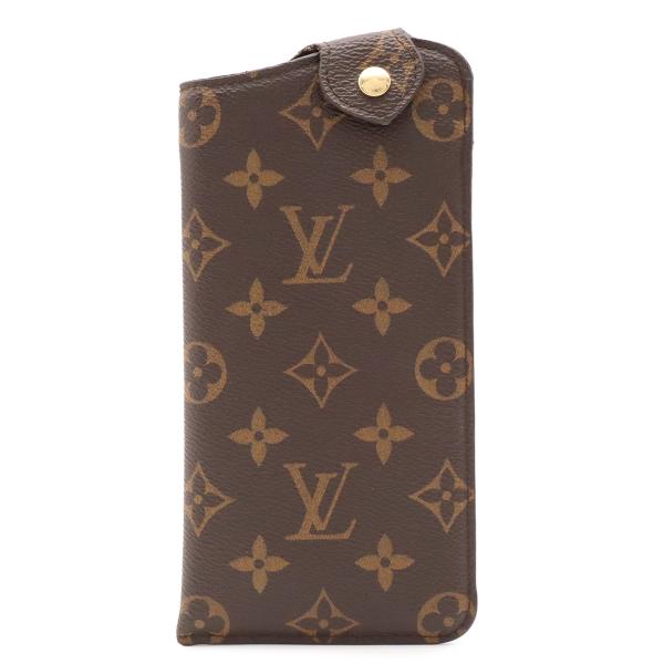 LOUIS VUITTON ルイ ヴィトン モノグラム エテュイ リュネットMM サングラスケース ...