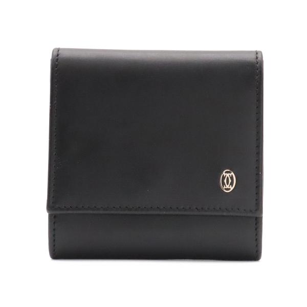 Cartier カルティエ パシャ コインケース 小銭入れ コインパース カーフレザー ブラック 黒...