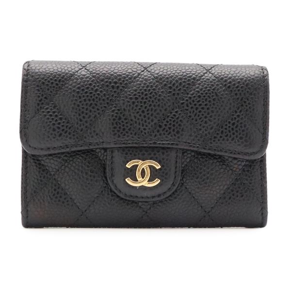 CHANEL シャネル マトラッセ クラシック フラップ カードケース ココマーク 名刺入れ パスケ...