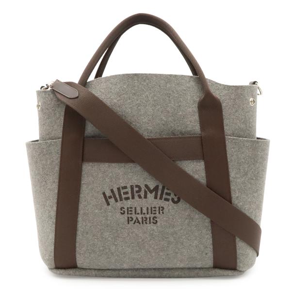 HERMES エルメス サック ド パンサージュ グルーム トートバッグ 2WAY ショルダーバッグ...