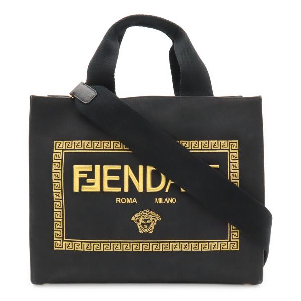 FENDI フェンディ FENDACE フェンダーチェ ヴェルサーチェ コラボ トートバッグ 2WA...