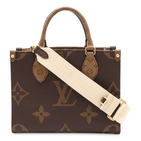 LOUIS VUITTON ルイ ヴィトン モノグラム オンザゴーPM ハンドバッグ 2WAY ショ...
