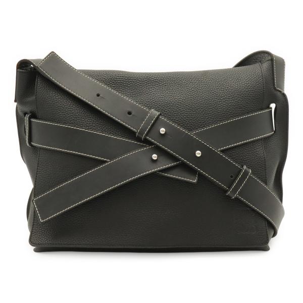 LOEWE ロエベ アナグラム ベルト コレクション メッセンジャー ベルト ショルダーバッグ レザ...