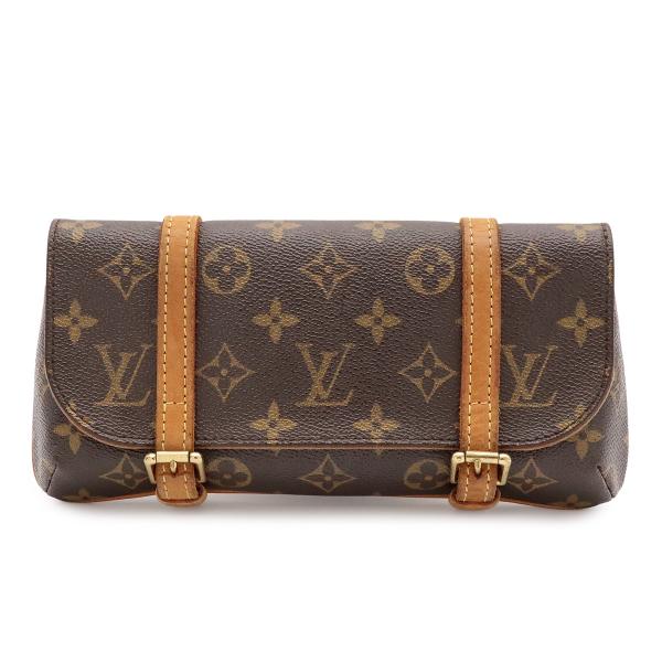 LOUIS VUITTON ルイ ヴィトン モノグラム ポシェット マレル ボディバッグ ウエストバ...