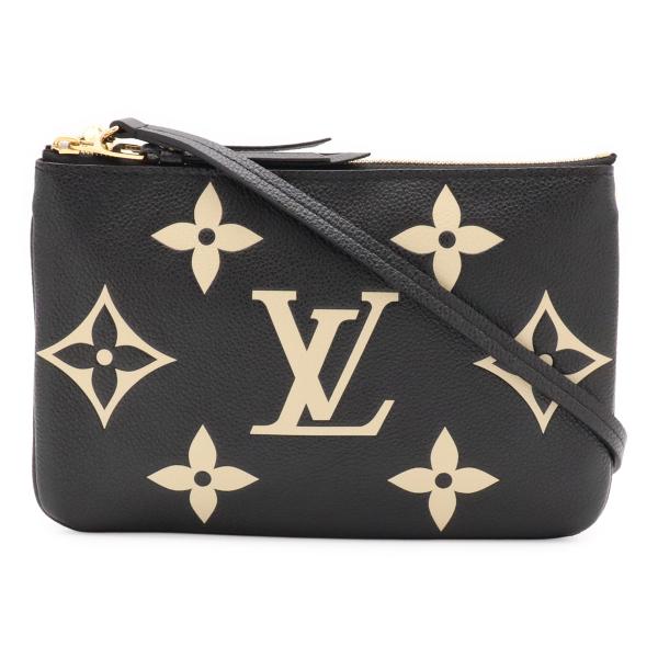 LOUIS VUITTON ルイ ヴィトン モノグラムアンプラント ポシェット ドゥーブル ジップ ...