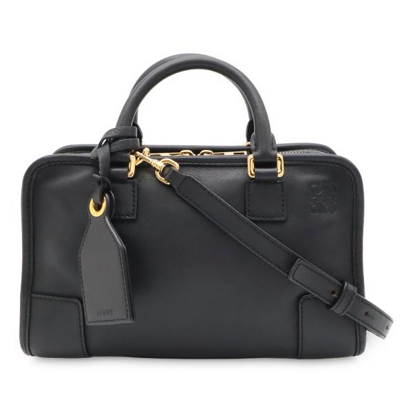 LOEWE ロエベ アマソナ23 アナグラム ハンドバッグ ミニボストン 2WAY ショルダーバッグ...