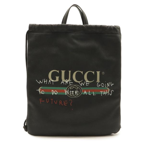 GUCCI グッチ グッチプリント ココキャピタン ドローストリング バックパック リュックサック ...