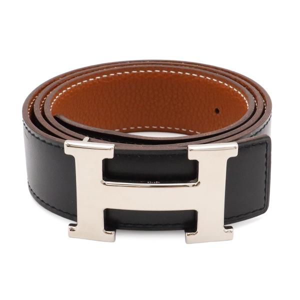 HERMES エルメス Hベルト Hバックル コンスタンス リバーシブル トゴ ボックスカーフ レザ...