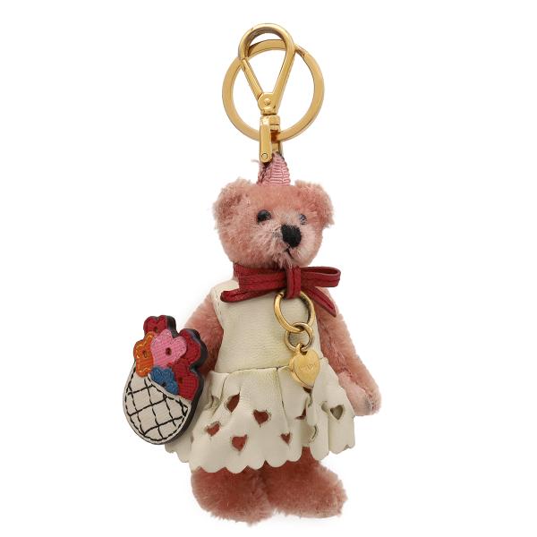 PRADA プラダ ベアトリック テディベア クマ アニマル ワンピース バスケット キーホルダー ...
