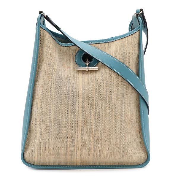 HERMES エルメス ヴェスパPM ショルダーバッグ ワンショルダー ヴォースイフト レザー クリ...