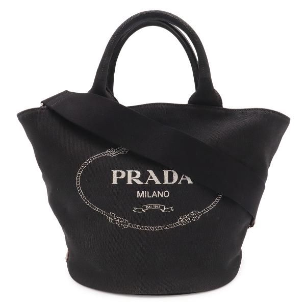 PRADA プラダ カナパ トートバッグ ハンドバッグ 2WAY ショルダーバッグ 斜め掛け キャン...