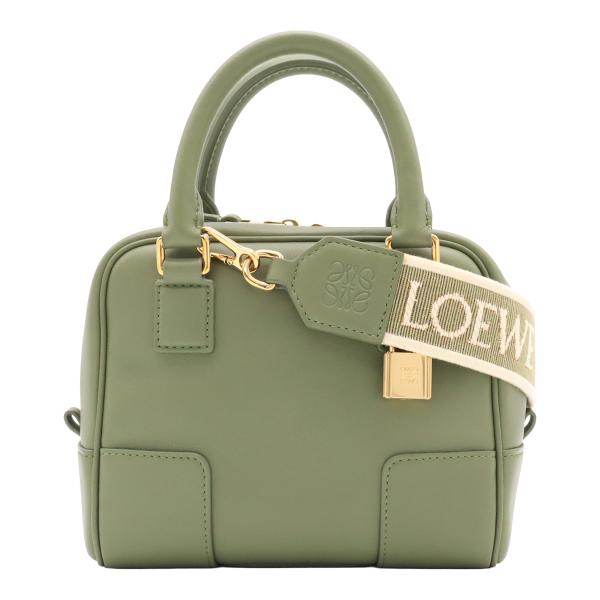 LOEWE ロエベ アマソナ16 スクエア アナグラム ハンドバッグ ミニバッグ 2WAY ショルダ...