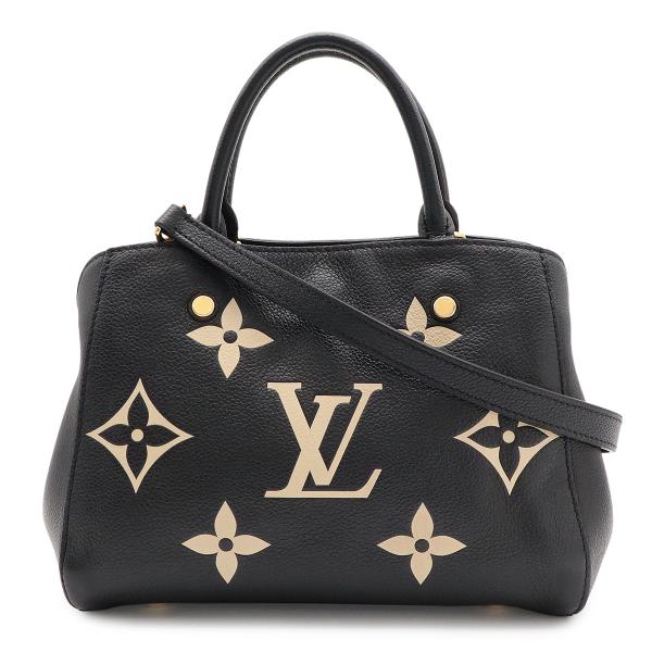 LOUIS VUITTON ルイ ヴィトン モノグラムアンプラント モンテーニュBB ハンドバッグ ...