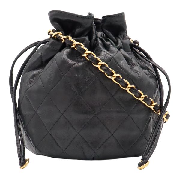 CHANEL シャネル マトラッセ チェーンショルダー ショルダーバッグ 斜め掛け ミニバッグ 巾着...