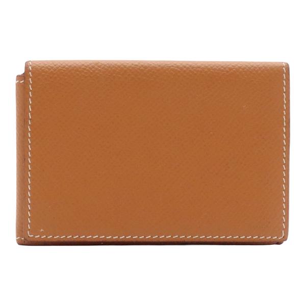 HERMES エルメス ガーンジー カードケース 名刺入れ パスケース ヴォーエプソン レザー ゴー...