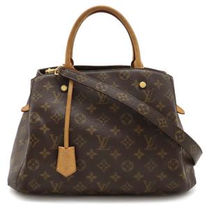 LOUIS VUITTON ルイ ヴィトン モノグラム モンテーニュMM ハンドバッグ 2WAY ショルダーバッグ｜blumin