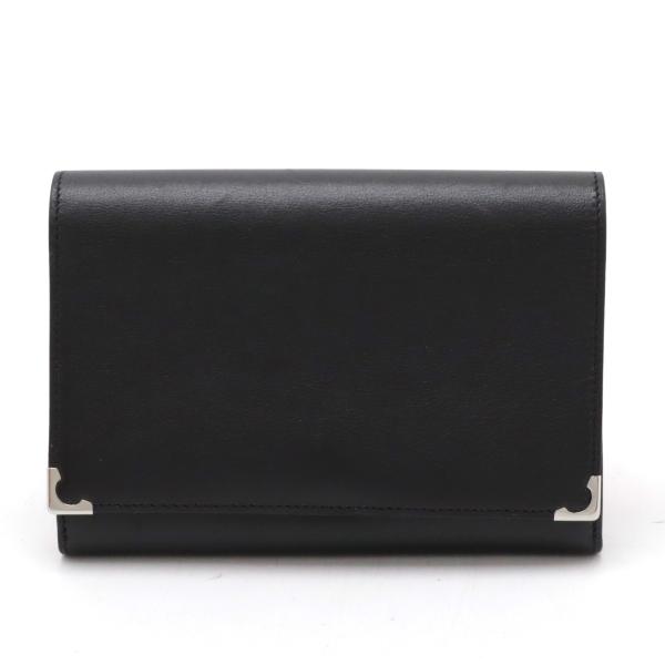 Cartier カルティエ カボションライン カボション 2つ折長財布 二つ折り がま口 ガマ口 レ...