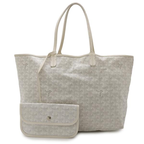GOYARD ゴヤール サンルイPM トートバッグ ショルダーバッグ コーティングキャンバス レザー...
